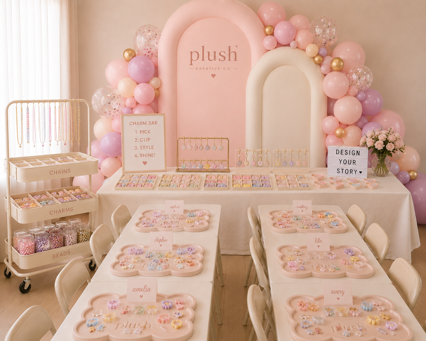Little Luxe Charm Bar experience