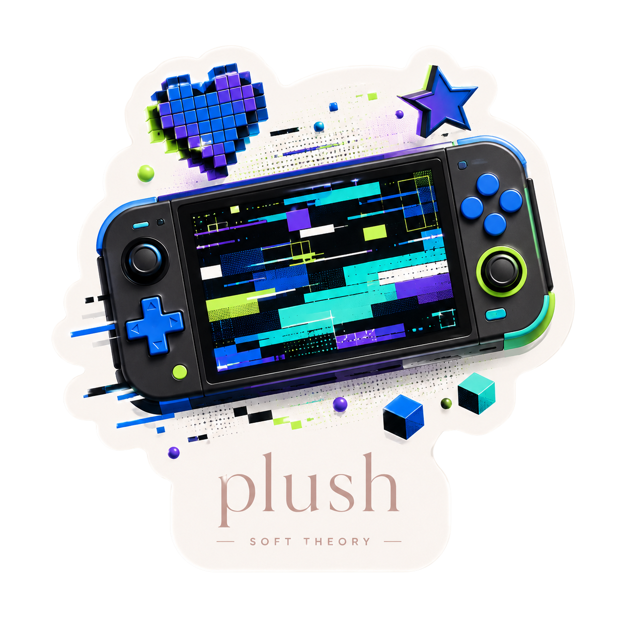 Gamer Glitch sticker 1
