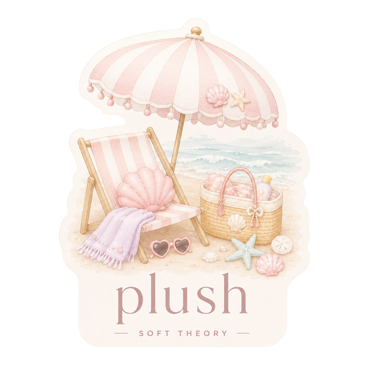 Beach Day sticker 1